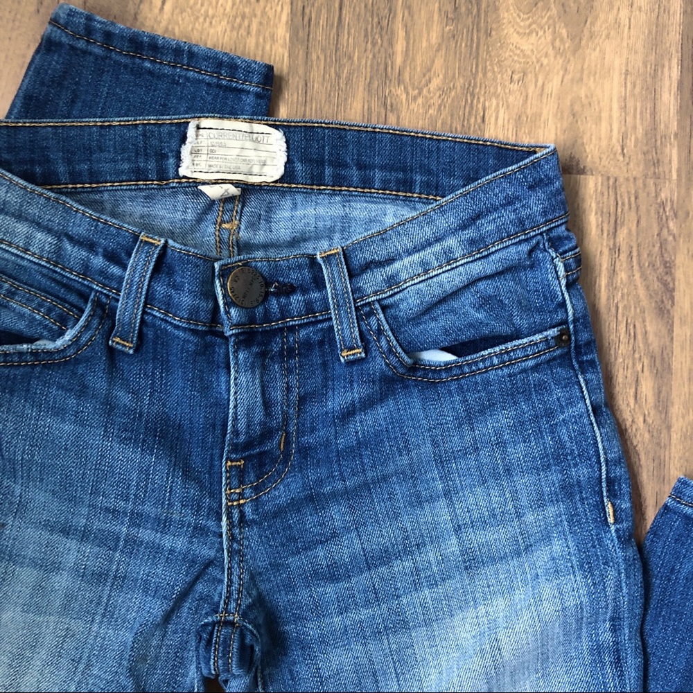 Current/Elliot Distressed Skinny Jeans